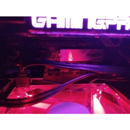 Накопитель SSD ADATA XPG GAMMIX S60, 512Gb, PCIe 4.0 x4, M.2 2280, NVMe, R/W 4700/1700, с радиатором