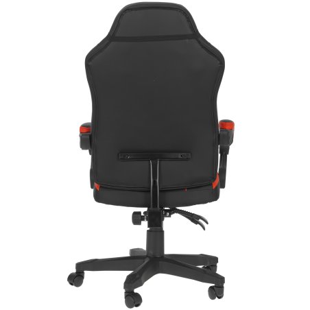 Кресло игровое Defender Master черный/Красный, полиуретан, 50 мм