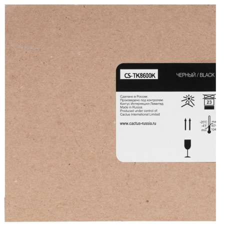Картридж лазерный Cactus CS-TK8600K черный (30000стр.) для Kyocera Mita FS-C8600DN/C8650DN