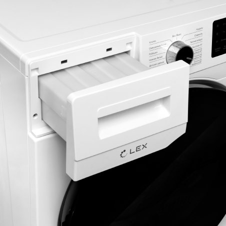 Сушильная машина LEX LDM10WD белый, 10 кг, сушка - конденсационная, программ - 16, 60 x 85 x 62 см