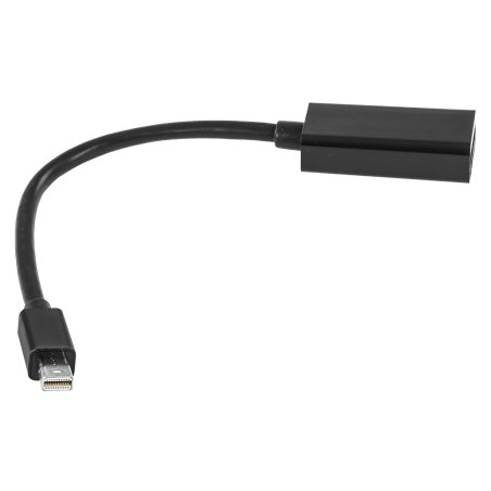 Переходник miniDisplayPort - DisplayPort, Cablexpert A-mDPM-DPF-001, 20M/20F, длина 16см, черный, пакет