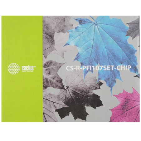 Картридж перезаправляемый струйный Cactus CS-R-PFI107SET-CHIP набор 5шт.упак. для Canon imageProGRAF iPF670/680/685/770/780/785 с чипом