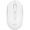 Мышь беспроводная Acer OMR308 белый, 1600 dpi, радиоканал, Bluetooth, USB, кнопки - 4