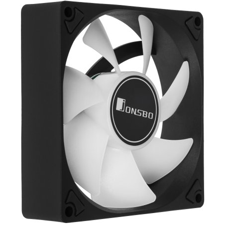 Вентилятор для корпуса JONSBO FR-606BR Reverse (120x120x25мм, 4-pin PWM, ARGb, 35.99CFM, 26.5dBA, 1500RPM, черный)