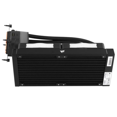 Система жидкостного охлаждения Corsair iCUE LINK TITAN 240 RX RGb (240мм, черный, RGb/ Fans: 2x120мм, 73.5CFM, 36dBA, 2100RPM/ S: 1851, 1700, AM5, AM4)