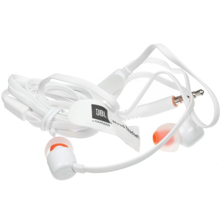 Наушники JBL Tune 110, 3.5 мм, внутриканальные, белый