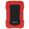 Внешний HDD 2.5" ADATA HD330, 1TB, USB 3.2 Gen 1 Type-A, 5400 rpm, красный