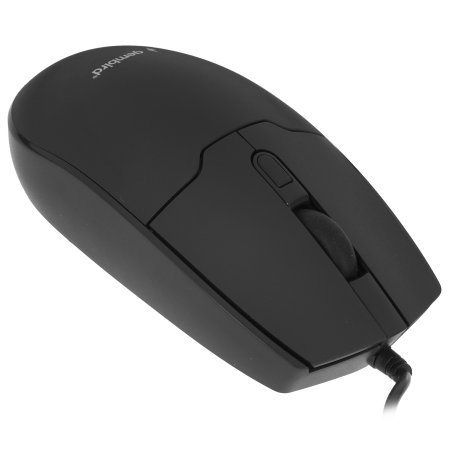 Мышь проводная Gembird MOP-430 черный, 1600 dpi, USB, кнопки - 4