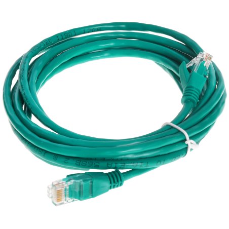 Патч-корд UTP кат.5e, 3м ExeGate зеленый