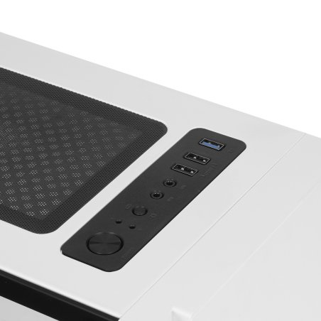 Компьютерный корпус AeroCool / Formula CL-3302W RGb белый без БП ATX 2xUSB 2.0 1xUSB 3.0 audio bott PSU