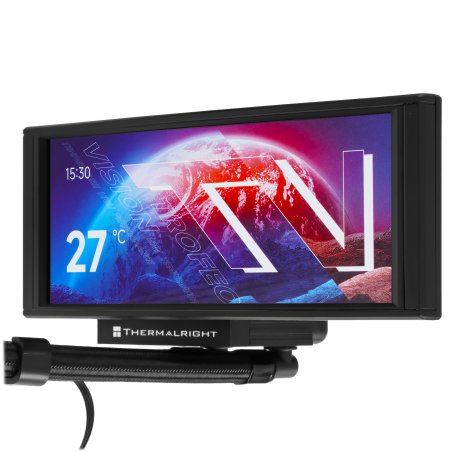 Система жидкостного охлаждения Thermalright Mjolnir Vision 360 ARGB Soc-AM5/AM4/1151/1200/2066/2011/1700 белый 4-pin 27dB Al LCD Ret (M-VISION-360-WH-ARGB)