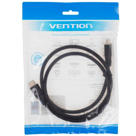 Кабель Vention HDMI 2.1 Cable 1M черный Metal Type