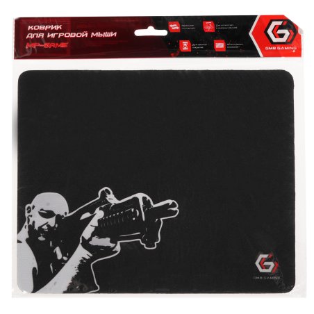 Коврик Gembird MP-GAME12, рисунок- "снайпер", Коврик игровой для мыши, размеры 250x200x3мм