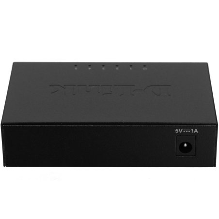 Неуправляемый коммутатор D-Link DGS-1005D/R1A с 5 портами 10/100/1000Base-T