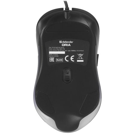 Мышь проводная Defender Oria GM-178 черный, 3600 dpi, USB, кнопки - 6