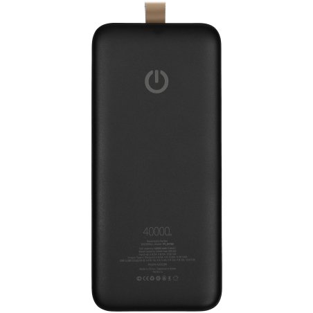 Портативный аккумулятор Perfeo Powerbank WATERFALL 40000 mAh/LED дисплей/PD + QC 3.0/Type-C/2 USB/Выход: 5A, max 22.5W/черный (PF_D0182)