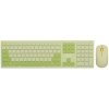 Комплект клавиатура + мышь Acer OCC205 беспроводной USB, 1200 dpi, зеленый/желтый
