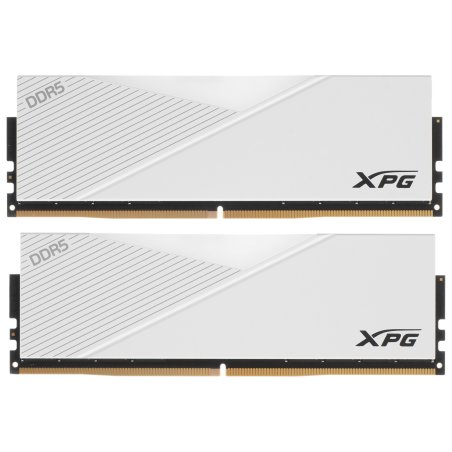 Оперативная память XPG Lancer, DDR5, 64Gb (2x32Gb), 6000MHz, CL30, DIMM, с радиаторами, RGb, белый