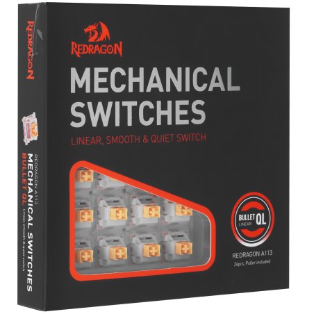 Переключатели Redragon Bullet R фиол.-голуб.,24 шт.