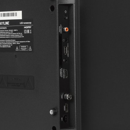 Телевизор SKYLINE 32" 32YST5975 черный Яндекс 1Gb/8Gb
