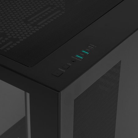Компьютерный корпус Deepcool CG530 4F черный без БП ATX 2x120мм 2x140мм 2xUSB 2.0 1xUSB 3.0 audio bott PSU