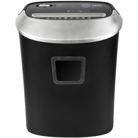 Шредер Cactus CS-SH-P6 черный (секр.P-4) фрагменты 10лист. 21лтр. скрепки скобы пл.карты