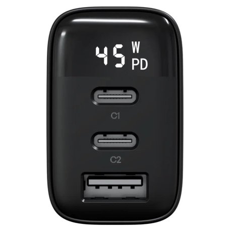Сетевое зарядное устройство Magssory ACH008 45W 3.25A (PD3.0+PPS+QC4+AFC+FCP+SCP) универсальное черный