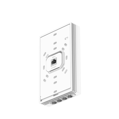 Точка доступа Wi-Fi Cudy AX3000 Gigabit Wall-Plate Wi-Fi 6 Access Point AX3000 Dual Band Wi-Fi 6 Wall Plate Access Point, Chipset MT7981+MT7531AE+MT7976CN, 802.11ax/ac/a/b/g/n, 2402Mbps at 5GHz + 574Mbps at 2.4GHz, 1 x Gigabit PoE-IN Port, 802.3af / at, 4