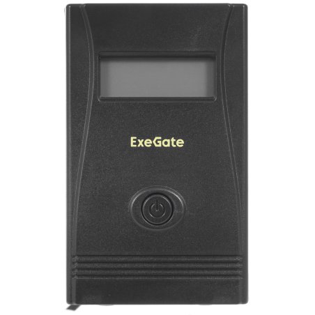 Источник бесперебойного питания ExeGate EP285568RUS Power Smart ULB-650.LCD.AVR.EURO 650VA/360W, LCD, AVR, 2 евророзетки, черный