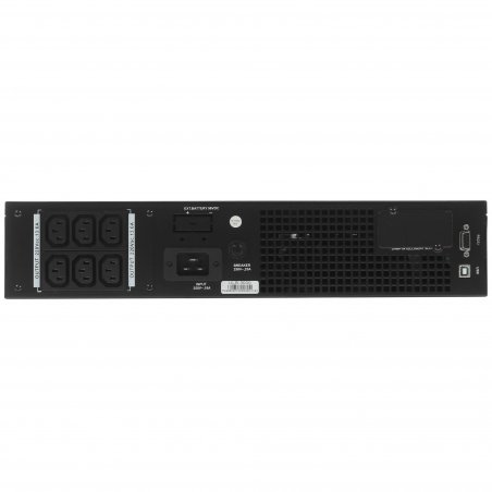 Источник бесперебойного питания On-line ExeGate EP285648RUS PowerExpert ULS-3000.LCD.AVR.C13.USB.RS232.SNMP.2U 3000VA/3000W, On-Line, PF=1, LCD, 6*IEC-C13, RS232, USB, SNMP-slot, Rackmount 2U/Tower, черный