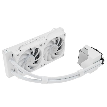 Система жидкостного охлаждения DEEPCOOL LT240 ARGb белый, 120 мм, алюминий/медь, 2400 об/мин, 38.71 дБ, 4 pin, 280 Вт