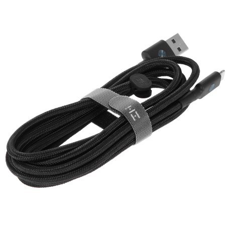 Кабель USB ZMI USB cable (MFi certified 200cm PP braided Lightning cable) черный