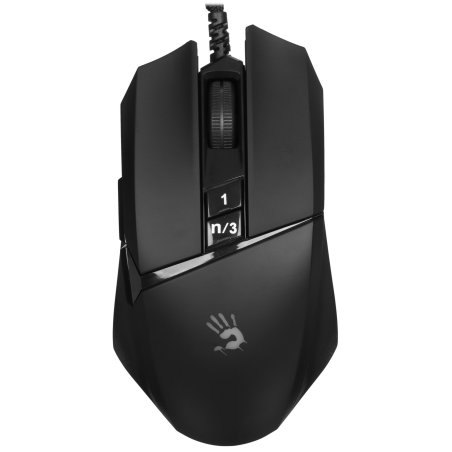 Мышь проводная A4Tech Bloody W65 Max Mini черный, 12000 dpi, USB, кнопки - 9