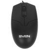 Мышь проводная SVEN RX-30 черный, 1000 dpi, USB, кнопки - 3