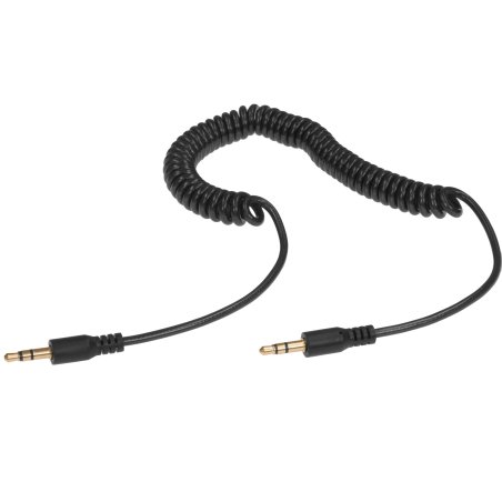 Кабель аудио Cablexpert CCA-405-6, Jack3.5 - Jack3.5, 2м, спиральный