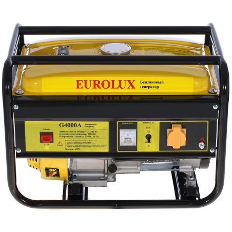 Электрогенератор бензиновый Eurolux G4000A, 3.3 кВт, 68 дБ, 39 кг