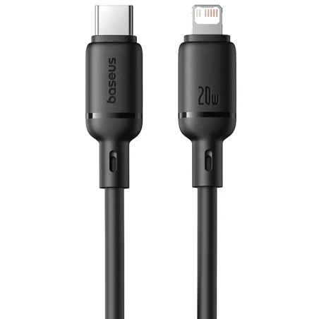 Baseus Silky Series Fast Charging Cable Type-C to iP 20W 1m Cluster Black P10377700113-00