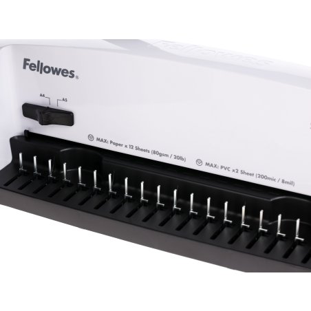 Брошюровщик Fellowes QUASAR+ на пластиковую пружину, сшивает до 500 лст., перфорирует 22 лст., шт