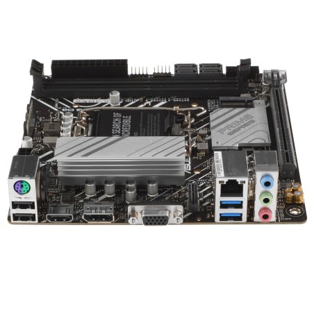 Материнская плата ASUS PRIME H610I-PLUS D4-CSM, LGA 1700, Intel H610, 2xDDR4, 4xSATA, 1xM.2 PCIe 3.0 x4, 1xPCIe 4.0 x16, 1xHDMI, 1xDP, 1xVGA, 2xUSB-A 3.2 Gen 1, 2xUSB-A 2.0, 1x 1Gb LAN, 3x3.5 мм, 7.1, Mini-ITX