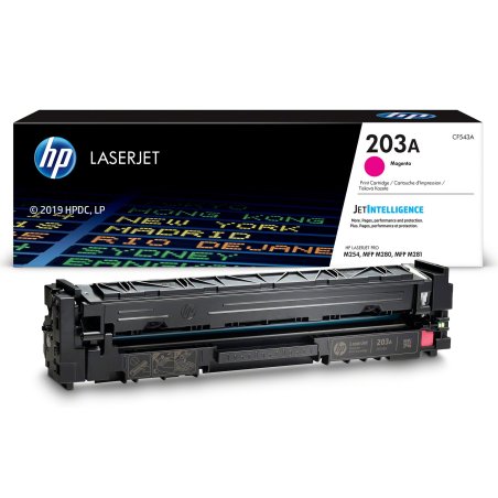 Картридж лазерный HP CF543A (HP 203A) пурпурный для HP LaserJet M254/M280/M281 1300 страниц.