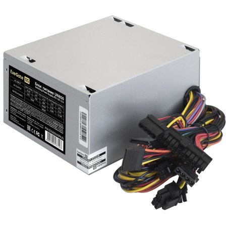 Блок питания ExeGate UN850 (EX292242RUS-S), 850Вт, 120мм, серебряный