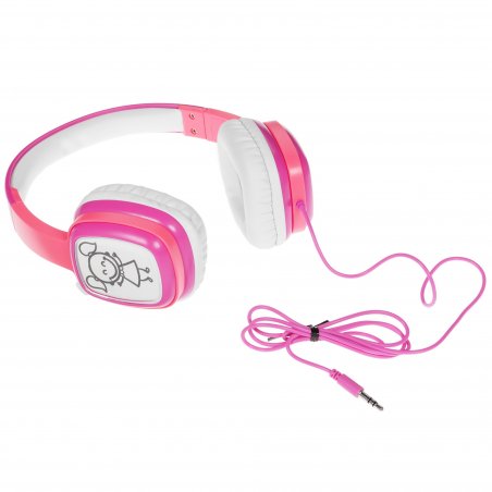 Проводные наушники Harper KIDS HN-302 оранжевый/синий, накладные, проводной