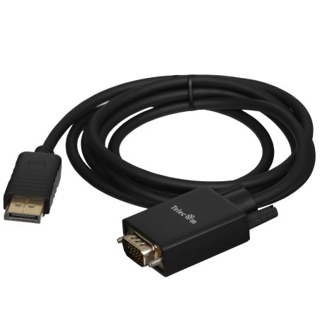 Кабель-переходник DP --> VGA_M/M 1,8м Telecom
