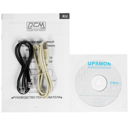 Источник бесперебойного питания Powercom Spider SPD-750U LCD 450Вт 750ВА черный