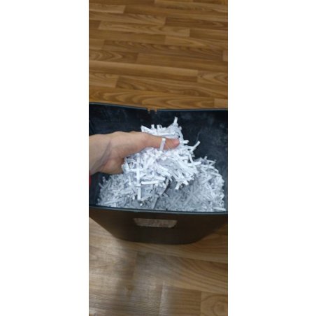 Шредер Cactus CS-SH-P4 черный (секр.P-4) фрагменты 8лист. 15лтр. скрепки скобы пл.карты