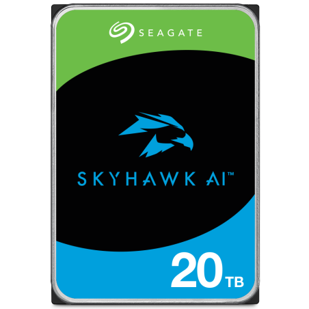 Жесткий диск Seagate SkyHawk AI ST20000VE002 20Tb, 3.5", 7200 RPM, SATA-III, 512e, 256MB, для систем видеонаблюдения