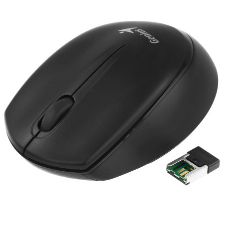 Мышь беспроводная Genius NX-7009 белый/серый, 1200 dpi, радиоканал, USB, кнопки - 3