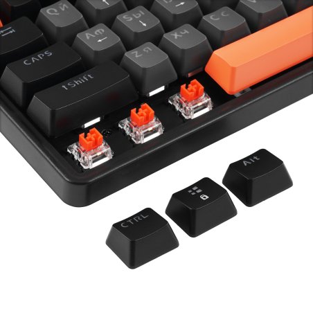 Клавиатура проводная Defender MECHANICAL BLK RAVEN GK-417 RU RGb