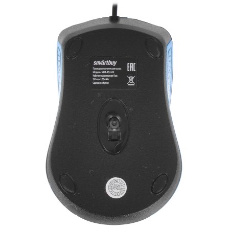 Мышь проводная Smartbuy ONE 352 сине-черная SBM-352-BK