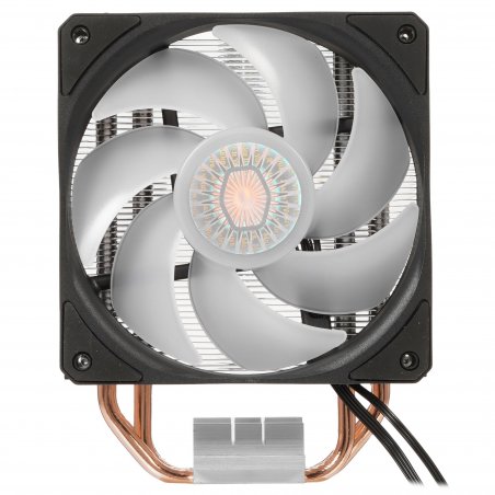 Кулер для процессора Cooler Master Hyper 212 ARGB черный, 120 мм, алюминий/медь, 1800 об/мин, 27 дБ, 4 pin, 150 Вт, 157 мм